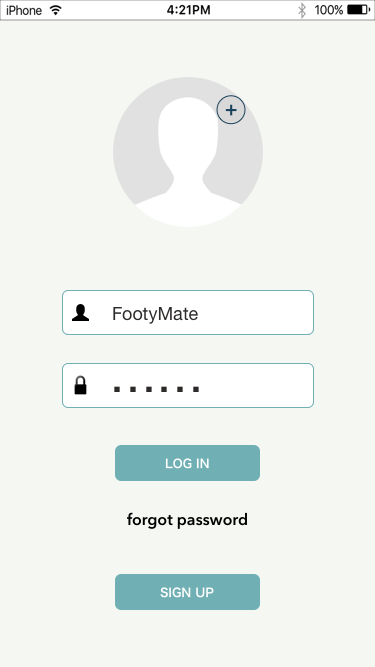 Footy Tipping Mobile App Design