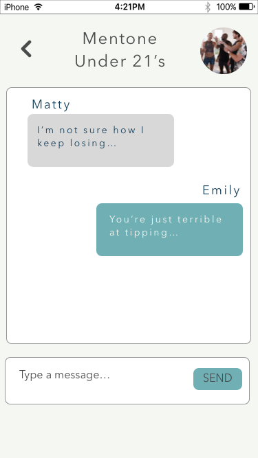 Footy Tipping Mobile App Design