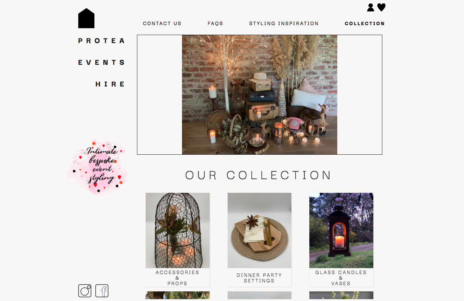Protea Events Web Design