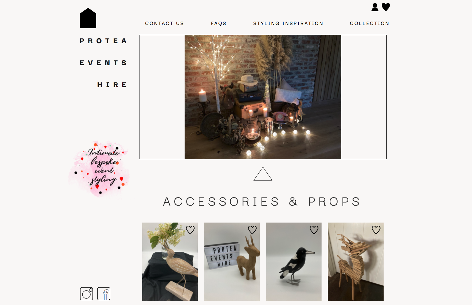 Protea Events Web Design